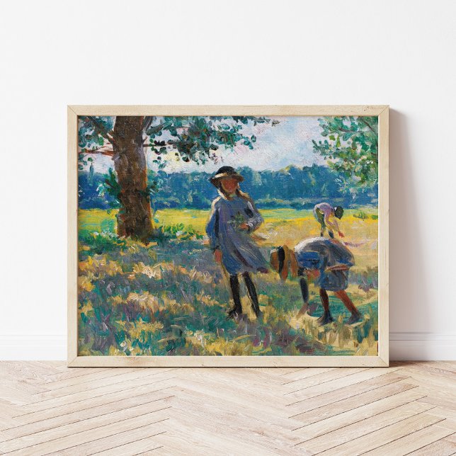 La Cueillette des Fleurs | Henri Lebasque Poster (Skapare uppladdad)