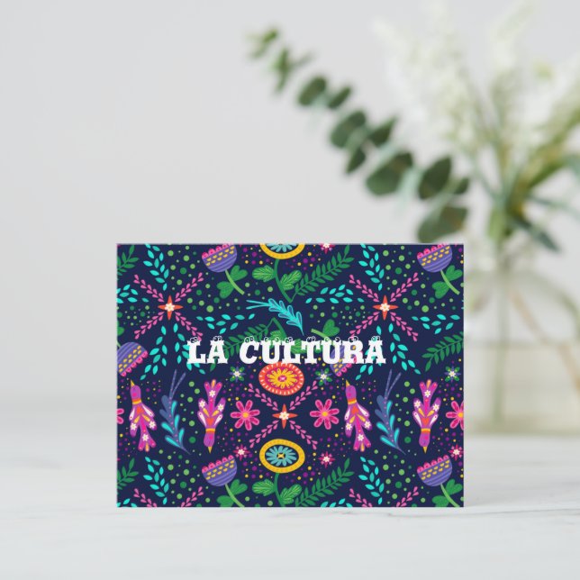 La Cultura Hispanic Month-vykort Vykort (Stående Fram)