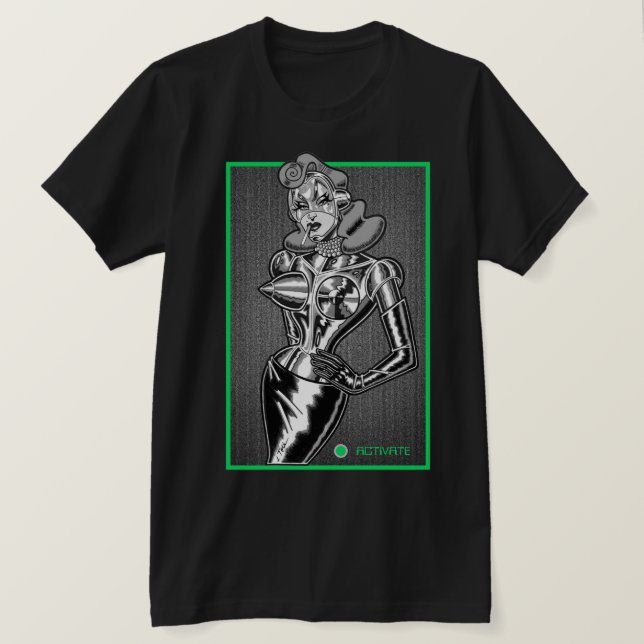 La Cyborg T Shirt (Design framsida)