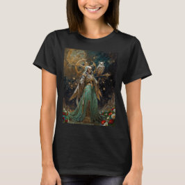 La Dama de los Huesos Sagrados Santa Muerte T Shirt