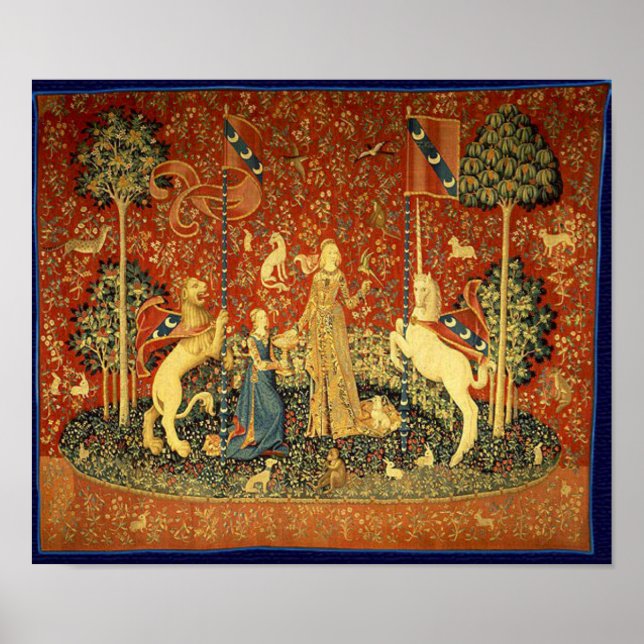 La Dame à la licorne Poster (Framsidan)