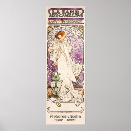 La Dame aux Camélias - Mucha | Art nouveau Poster