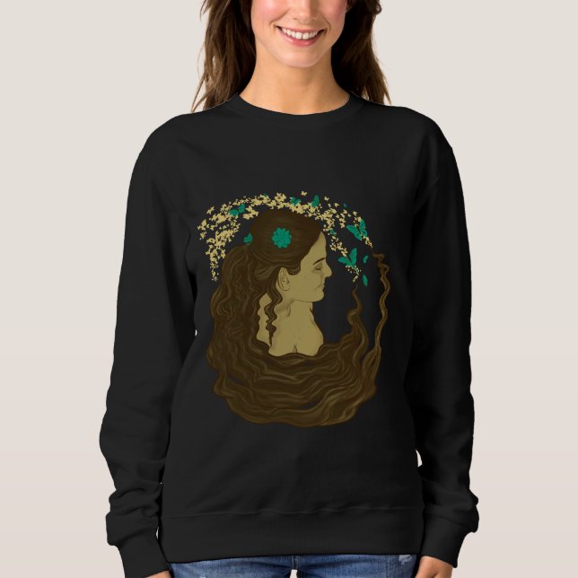 La Dame Aux Papillons T Shirt (Framsida)