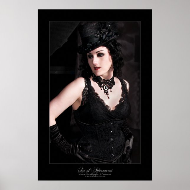La Dame Noire - Skriv ut Poster (Framsidan)