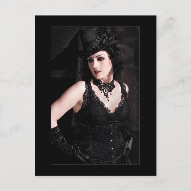 La Dame Noire - vykort (Framsida)