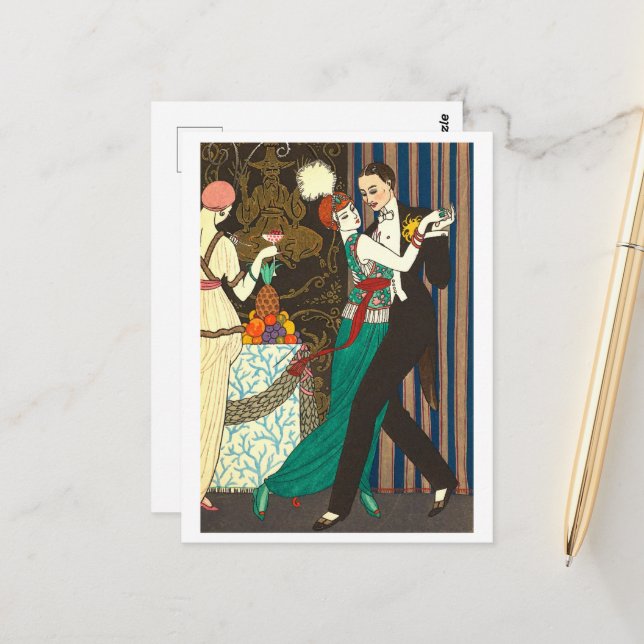 La Danse (1914) Vykort (Fram/Back In Situ)