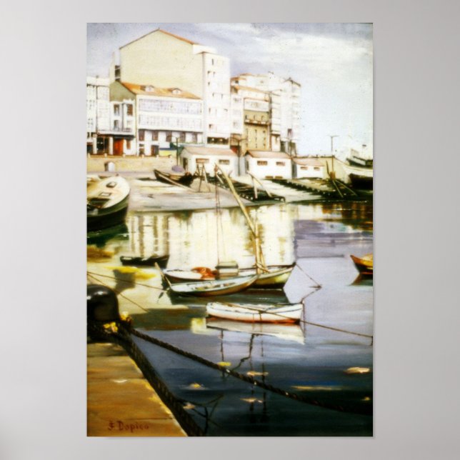 La Dársena (A Coruña)/A Dársena (A Coruña) Poster (Framsidan)