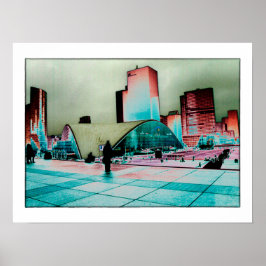 La Défense Art. - Paris/Frankrike Poster
