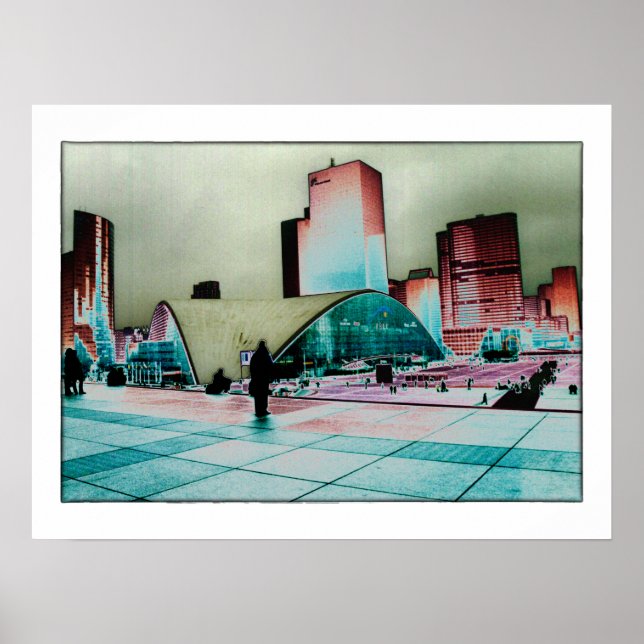 La Défense Art. - Paris/Frankrike Poster (Framsidan)