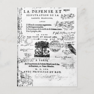 "La Defense et Illustration" Vykort