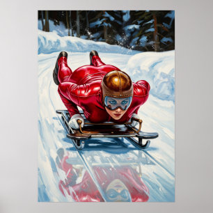 LA DESCENTE EN SKELETON (Skeleton Descent) Poster