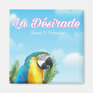 La Désirade Parrot-reseaffisch Magnet