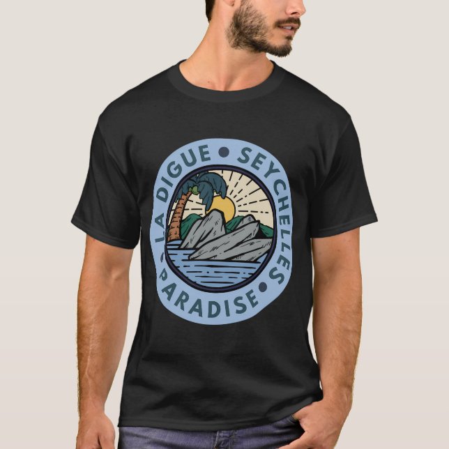 La Dique Seychelles Beach T Shirt (Framsida)