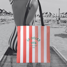La Dolce Vita Amalfi Coast Cabana-ränder