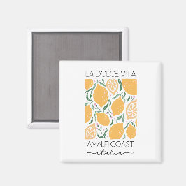 La Dolce Vita Amalfi Kusten Italien Lemons Travel Magnet