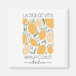 La Dolce Vita Amalfi Kusten Italien Lemons Travel Magnet