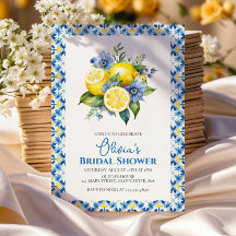 La Dolce Vita Citron Blommig Brudtjejfest