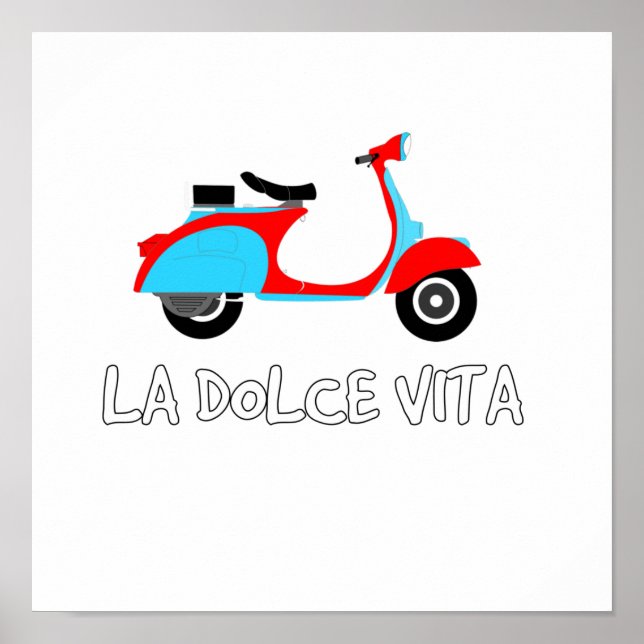 "La Dolce Vita", det svenska livet Poster (Framsidan)