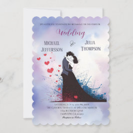 La Dolce Vita Fransk inspiration Classic 1940-tale Inbjudningar