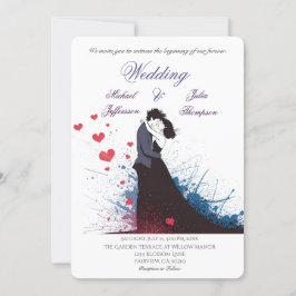 La Dolce Vita Fransk inspiration Classic 1940-tale Inbjudningar