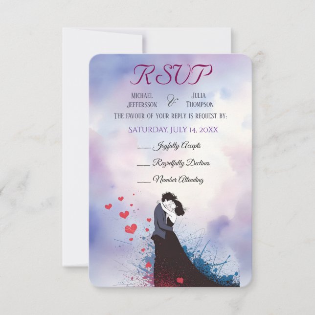 La Dolce Vita Fransk inspiration Classic 1940-tale OSA Kort (Framsida)