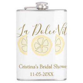 La Dolce Vita gul citron bröllopsdusch pastell bo Fickplunta