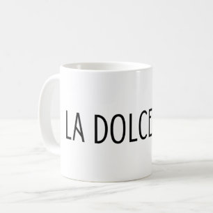 La dolce vita italian lett kaffemugg