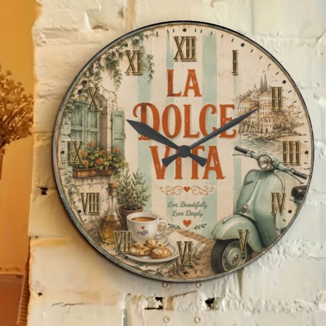 La Dolce Vita Italian Stor Klocka (Skapare uppladdad)