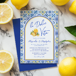 La Dolce Vita Italian Summer Destination Wedding Inbjudningar