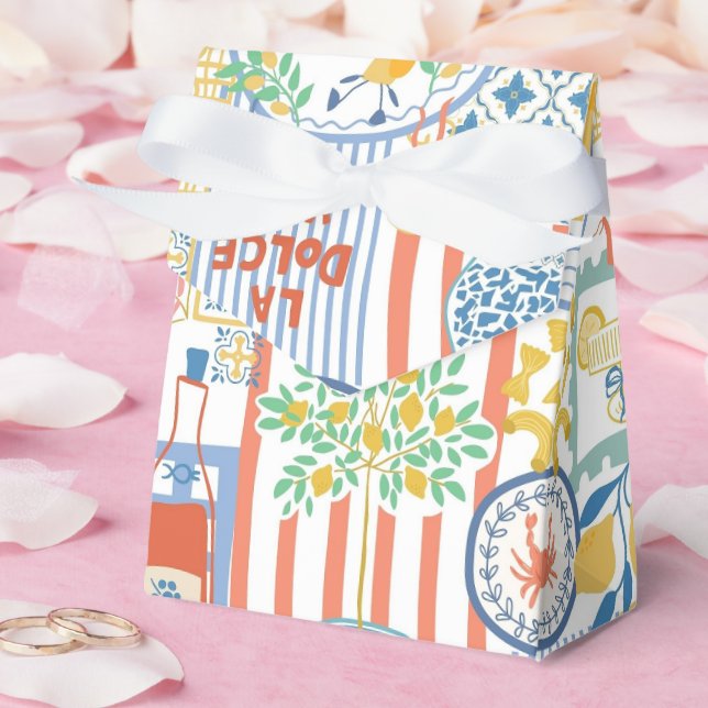 La Dolce Vita Italian Summer Lemons Mediterranean  Presentaskar (Bröllop)