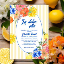 La dolce vita Italiana Lemon Sommar Möhippa