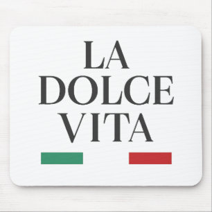 La Dolce Vita Italiana Mousepad Musmatta