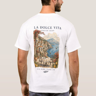 La Dolce Vita Italien Küste Design T Shirt