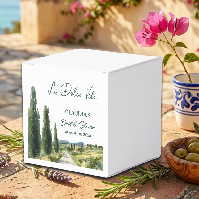 La Dolce Vita Italiensk Bröllopsfest för Bruden Presentaskar (Skapare uppladdad)