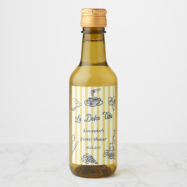 La Dolce Vita Italiensk Bröllopsfest Vinetikett