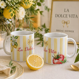 La Dolce Vita Italienska Citrus & Tomatgåva Kaffemugg