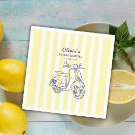 La Dolce Vita Italienska Lemon Gult Möhippa Pappersservett