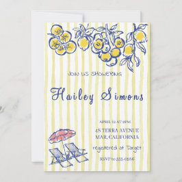 La Dolce Vita Italienska Lemon-Gulten Inbjudningar