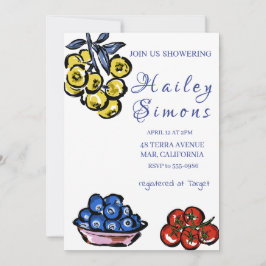 La Dolce Vita Italienska Lemon-Gulten Inbjudningar