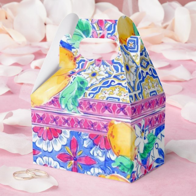 La Dolce Vita Italienska Lemon Presentaskar (Bröllop)