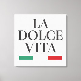 La Dolce Vita Italienska Stretched Kanvastryck