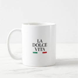 La Dolce Vita italienskt kaffe mugg