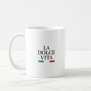 La Dolce Vita italienskt kaffe mugg