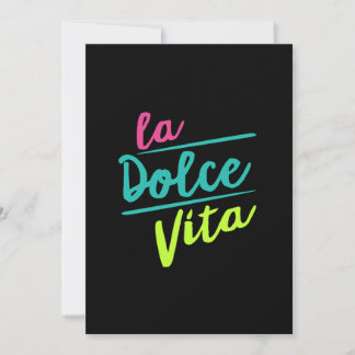 La Dolce Vita Julkort
