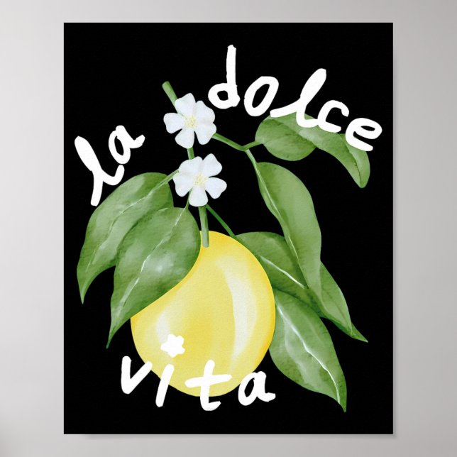 La Dolce Vita La Dolce Bride Italien Citron Matcha Poster (Framsidan)