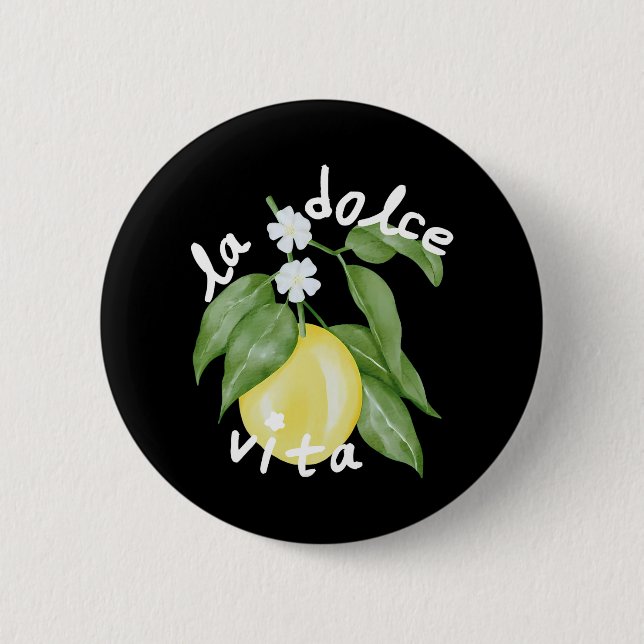 La Dolce Vita La Dolce Bride Italien Lemon Matchin Knapp (Framsida)