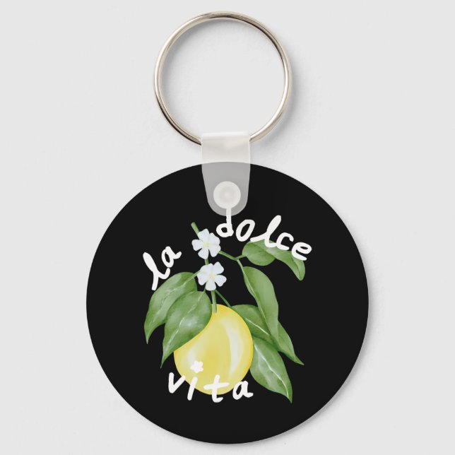 La Dolce Vita La Dolce Bride Italien Lemon Matchin Nyckelring (Framsida)