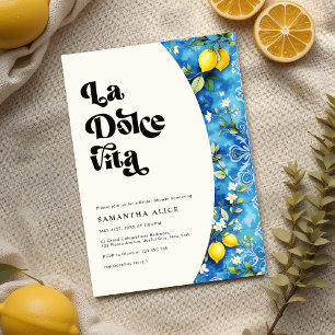 La Dolce Vita Lemon Amalfi Kusten Möhippa Inbjudningar