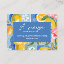 La dolce vita lemon Möhippa Ta ett recept Tilläggskort