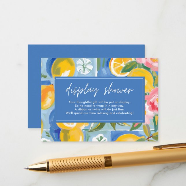 La dolce vita lemon Möhippa visning dusch Tilläggskort (Fram/Back In Situ)